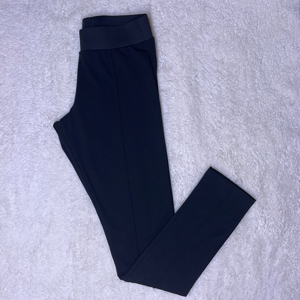 Andrea Jean’s Skinny Leg High Waisted Pleated Stretch Waistband size Large